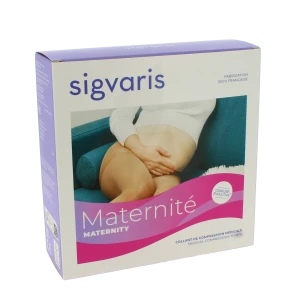 Sigvaris Maternite Transparent Collant  Femme Classe 2 Noir Medium Normal