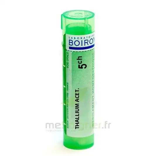 Boiron Thallium Aceticum 5ch Granules Tube De 4g