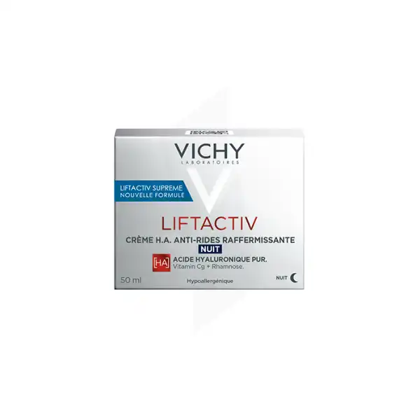 Vichy Liftactiv H A Crème Nuit Anti-rides Raffermissante Pot/50ml