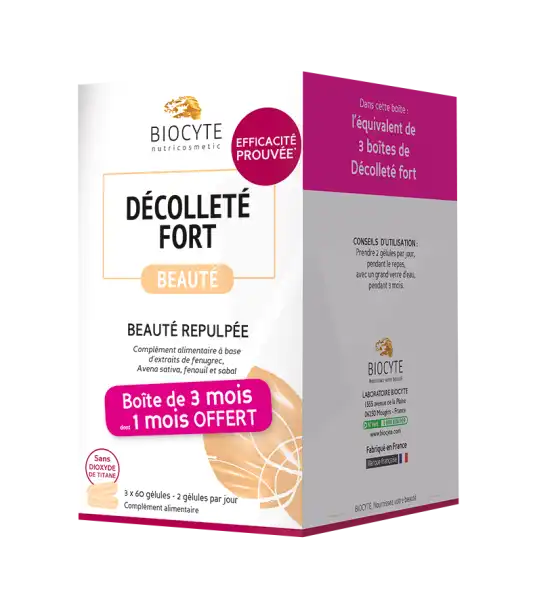 Biocyte Décolleté Fort Gélules 3b/60