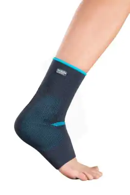 Mobilis Malleoactive Pad Chevillère Proprioceptive Avec Inserts De Protection Malléolaire Cheville Gauche S Bleu/gris à Bordeaux
