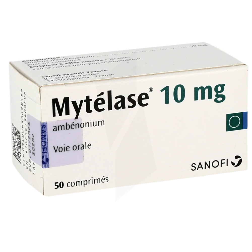 Mytelase 10 Mg, Comprimé