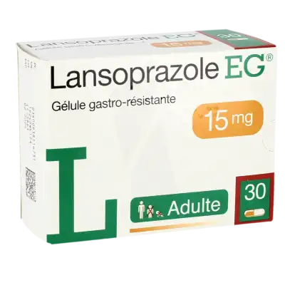 Lansoprazole Eg 15 Mg, Gélule Gastro-résistante à TOULON