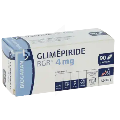 Glimepiride Bgr 4 Mg, Comprimé à Hagetmau