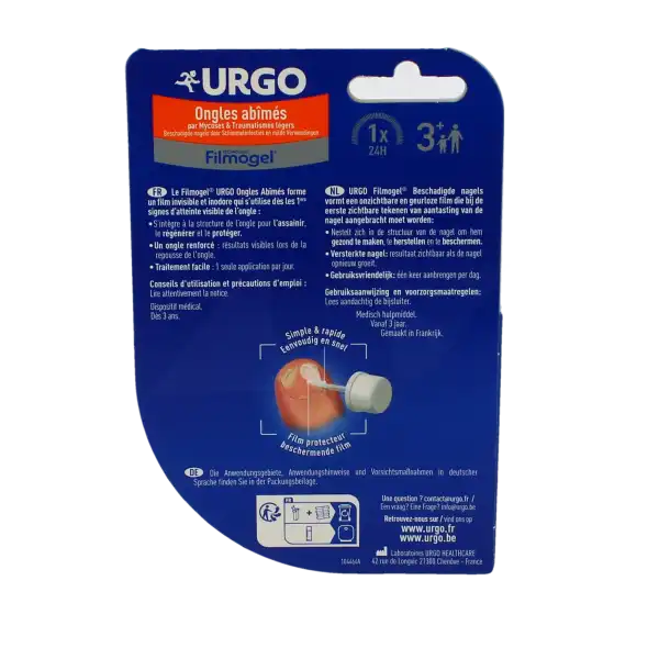 Urgo Filmogel Solution Ongles Abîmés 3,3ml