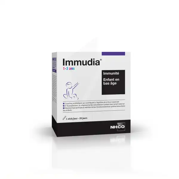 Nhco Nutrition Aminoscience Immudia 1-3 Ans Immunité Poudre 28 Sticks