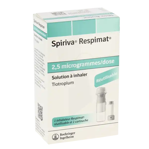 Spiriva Respimat 2,5 Microgrammes/dose, Solution à Inhaler