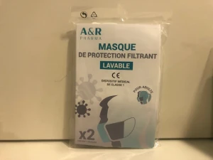 Masque Tissu Réutilisable A&r