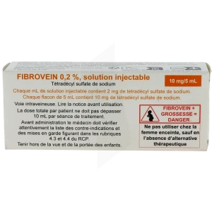 Fibrovein 0,2 %, Solution Injectable