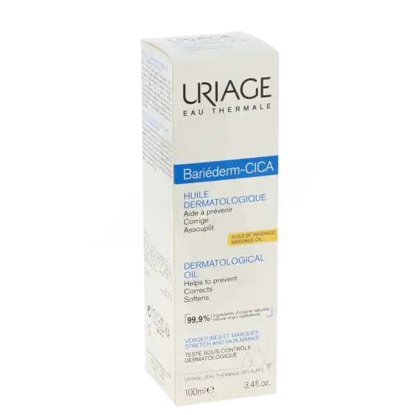 Uriage Bariéderm-cica Huile Dermatologique Fl Pompe/100ml