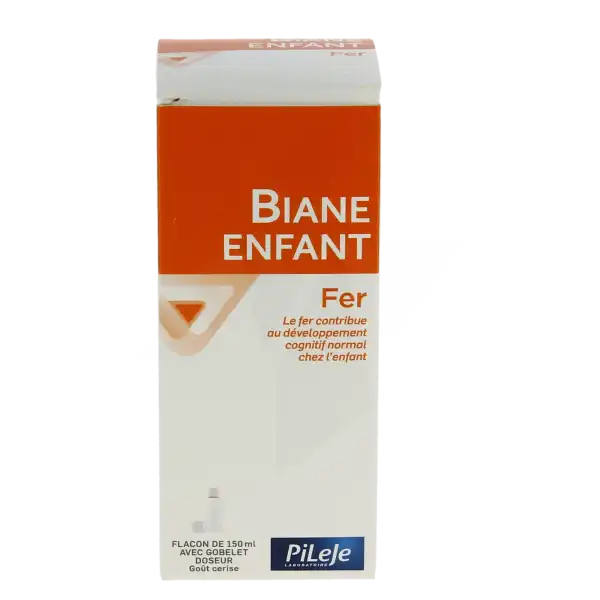 Pileje Biane Enfant Fer Solution Buvable Flacon De 150ml