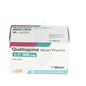 Quetiapine Viatris Lp 300 Mg, Comprimé à Libération Prolongée