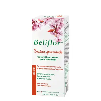 Béliflor Coloration Crème N°33 Gourmande Café 135ml