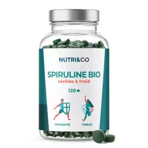 Nutri&co Spiruline Bio Comprimés B/120 à Annemasse