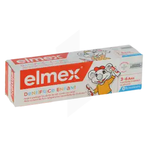 Elmex Enfant Dentifrice 3-6 Ans T/50ml à Belfort