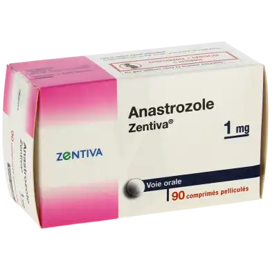 ANASTROZOLE ZENTIVA 1 mg, comprimé pelliculé