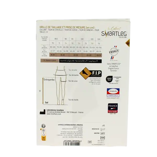 Smartleg 2 Collection Collant Contention Swing Noir T2l