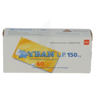 Zyban L.p. 150 Mg, Comprimé à Libération Prolongée
