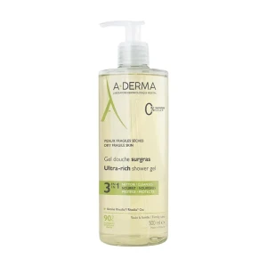 Aderma Gel Douche Surgras Visage Et Corps Fl/500ml