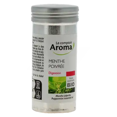 Le Comptoir Aroma Huile Essentielle Menthe Poivrée Certbio Flacon De 5 Ml à GRENOBLE