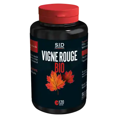 Sid Nutrition Vigne Rouge Bio Gélules B/120 à VOGÜÉ