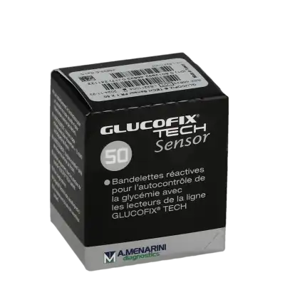 Glucofix Tech Sensor Bandelette B/50 à Pau