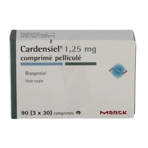 Cardensiel 1,25 Mg, Comprimé Pelliculé