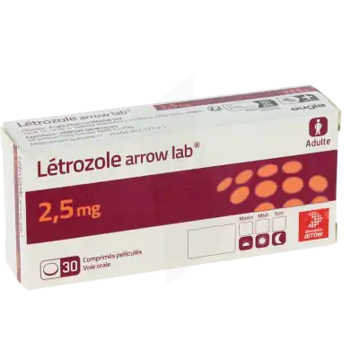 Letrozole Arrow Lab 2,5 Mg, Comprimé Pelliculé à Abbeville