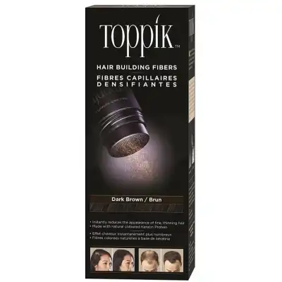Toppik _ Fibre Dark Brown/brun 12g à PINS-JUSTARET