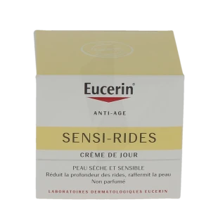 Eucerin Sensi-rides Cr Soin Anti-rides Jour Peau SÈche Et TrÈs SÈche Pot/50ml