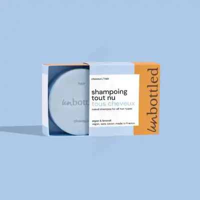 Unbottled Shampoing Solide Tout Nu Tous Types De Cheveux 20g à LA ROCHE SUR YON