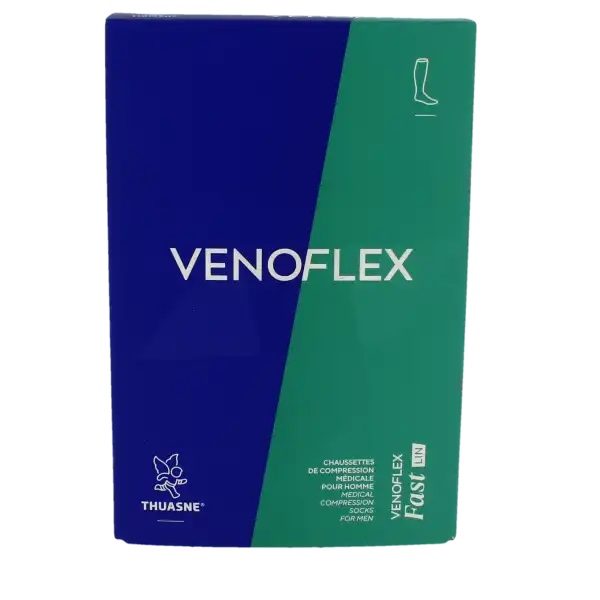 Venoflex Fast 2 Chaussette Lin Homme Noir Taille 3n