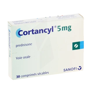 Cortancyl 5 Mg, Comprimé Sécable