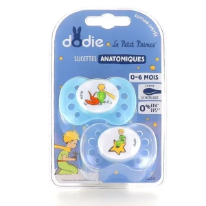 Dodie Duo Sucette Anatomique Silicone +6mois Manteau B/2