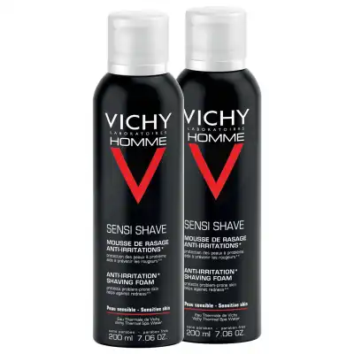 Vichy Homme Mousse À Raser Peau Sensible 2aÉros/200ml à Genas