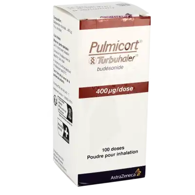 Pulmicort Turbuhaler 400 Microgrammes/dose, Poudre Pour Inhalation à Saint-Médard-en-Jalles