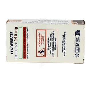 Fenofibrate Biogaran 145 Mg, Comprimé