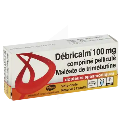 Debricalm 100 Mg, Comprimé Pelliculé à Poitiers