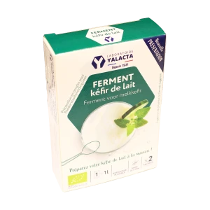 Yalacta Ferment Pour Kéfir De Lait Bio 2 Sachets/4g