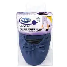 Scholl Pocket Ballerine Bleu taille 39/40