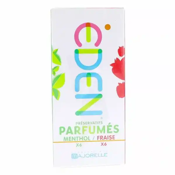 Eden Préservatif Parfumé Latex Lubrifiant B/12