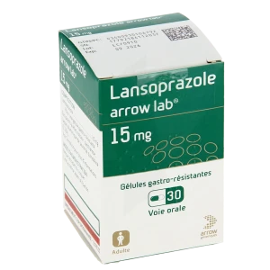 Lansoprazole Arrow Lab 15 Mg, Gélule Gastro-résistante