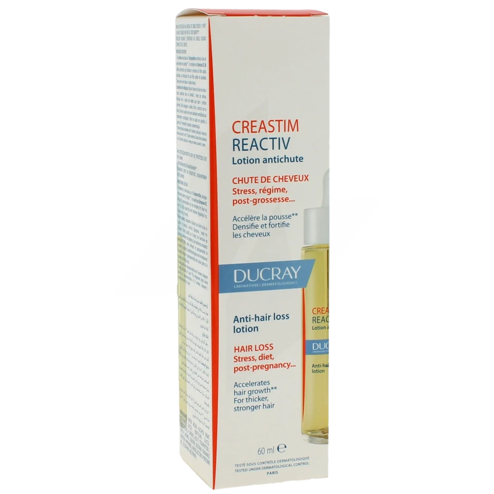 Ducray Anaphase Reactiv Creastim Lotion Anti-chute Fl Cpte-gttes/60ml