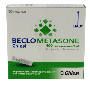 Beclometasone Chiesi 400 Microgrammes/1 Ml, Suspension Pour Inhalation Par Nébuliseur