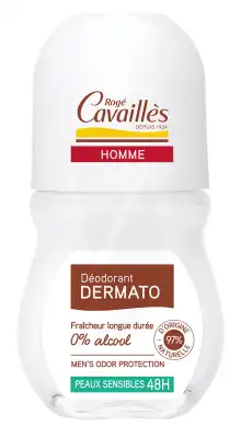 Rogé Cavaillès Déodorants Dermato Homme  Anti-odeurs 48h Roll-on/50ml à VERNON