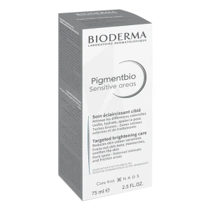 Bioderma Pigmentbio Sensitive Areas Crème éclaircissante Anti Taches Corps 75ml