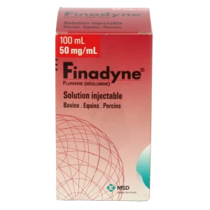 Finadyne Solution Injectable Pour Equins, Bovins Et Porcins, Solution Injectable