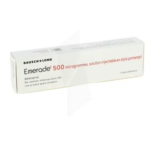 Emerade 500 Microgrammes, Solution Injectable En Stylo Prérempli
