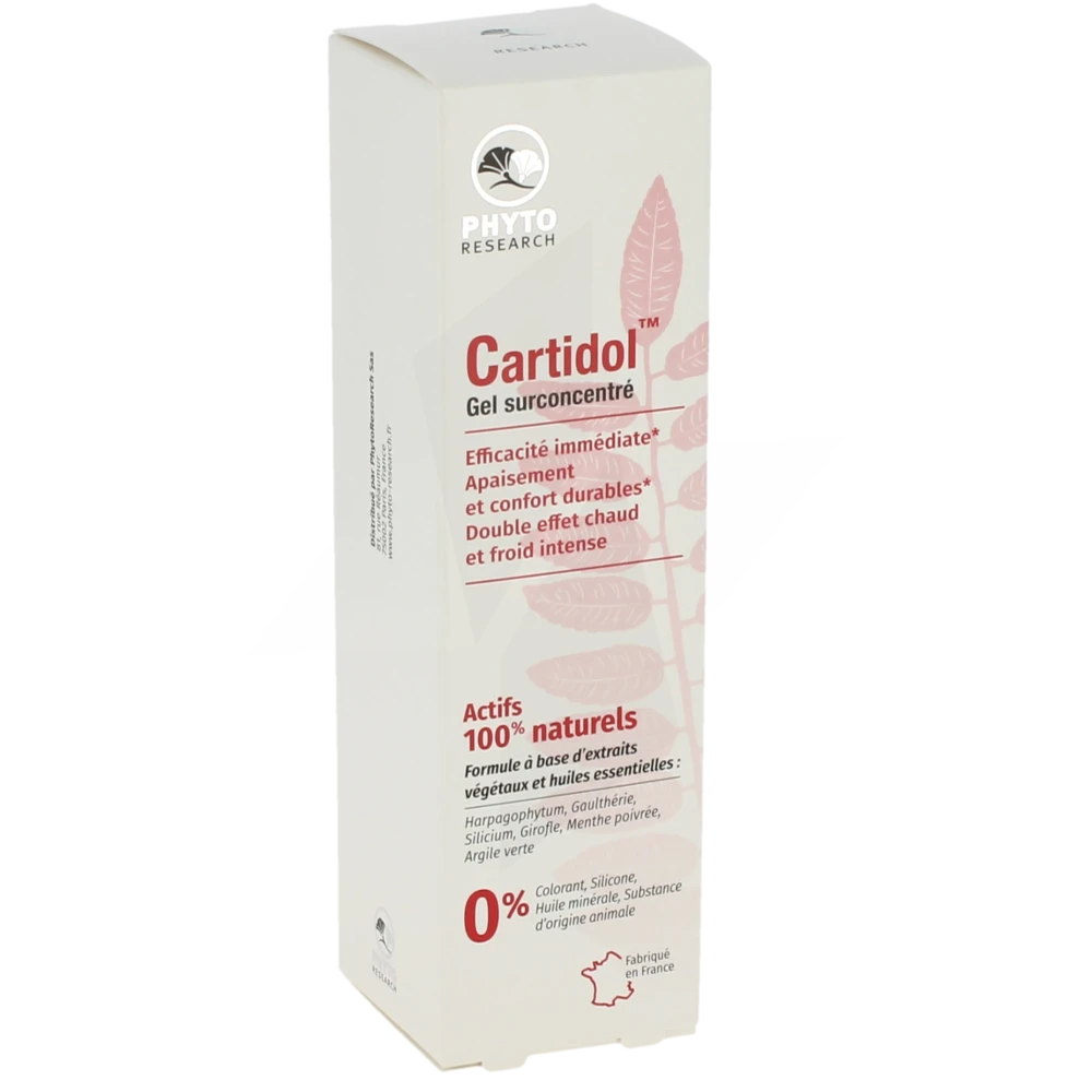 Cartidol Gel Articulaire Gel Apaise Les Zones Sensibles T/120ml