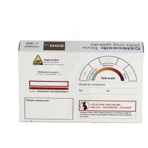 Celecoxib Teva 200 Mg, Gélule